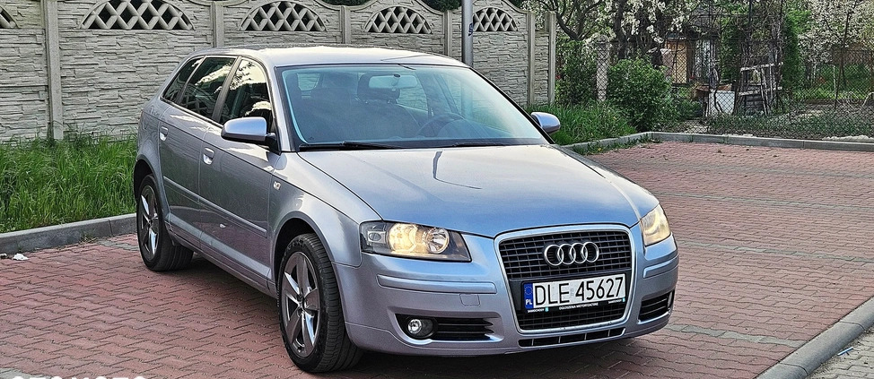 Audi A3 cena 18700 przebieg: 188000, rok produkcji 2007 z Chojnów małe 277